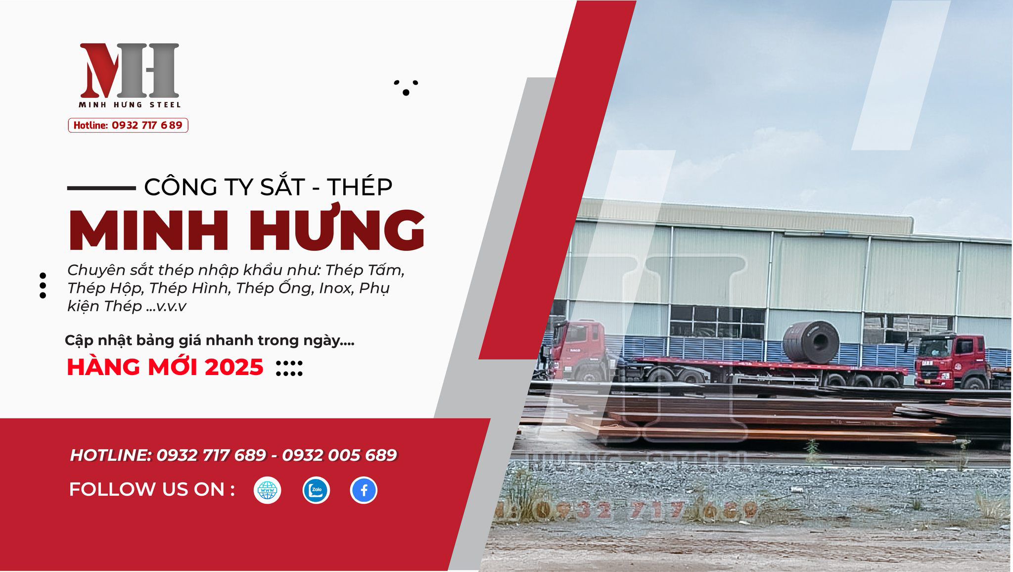 Cập nhật kho thép tấm Minh Hưng