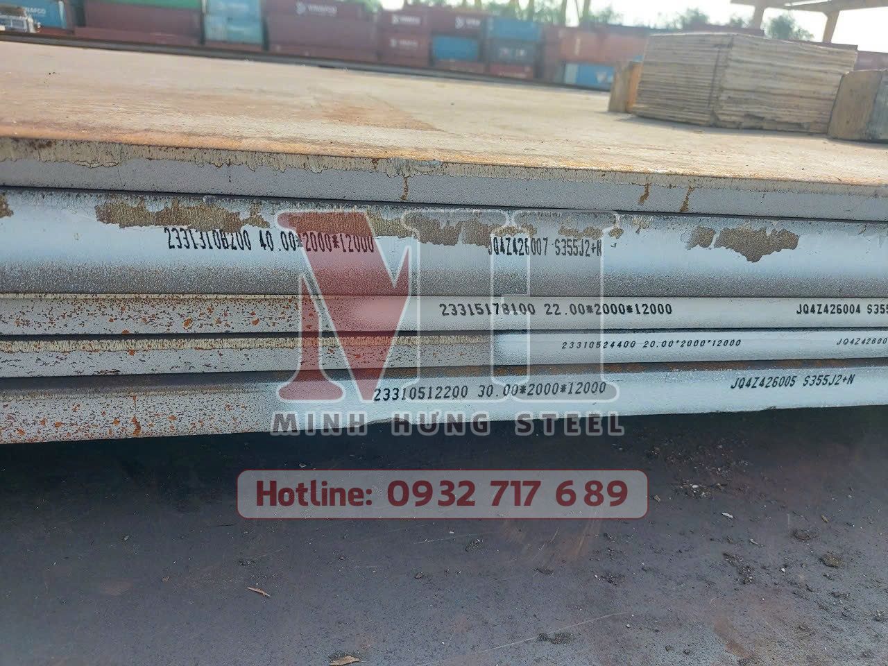 Thép tấm S355J - Giá tại kho MINH HƯNG