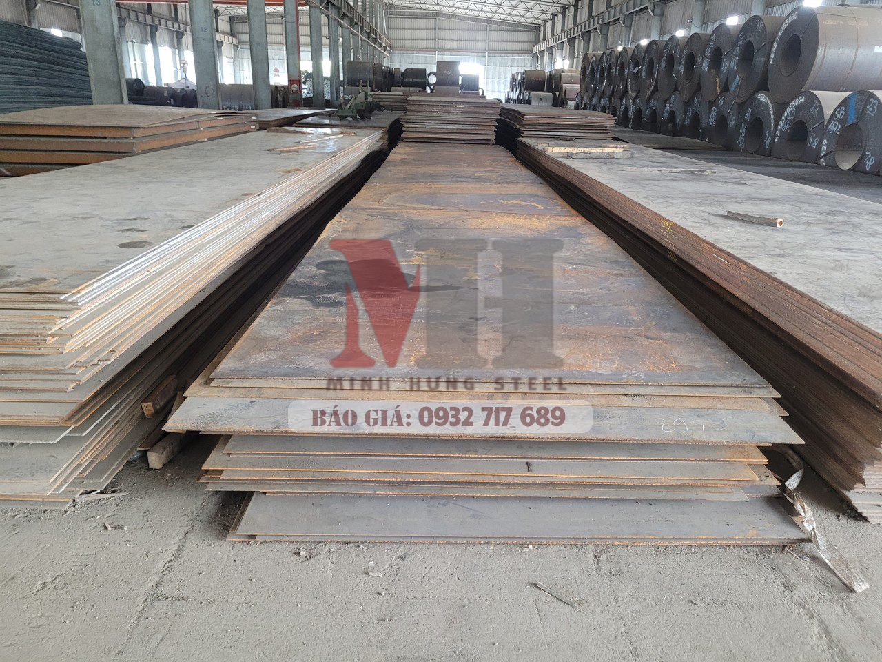 Kho thép tấm 10 ly giá bao nhiêu hôm nay