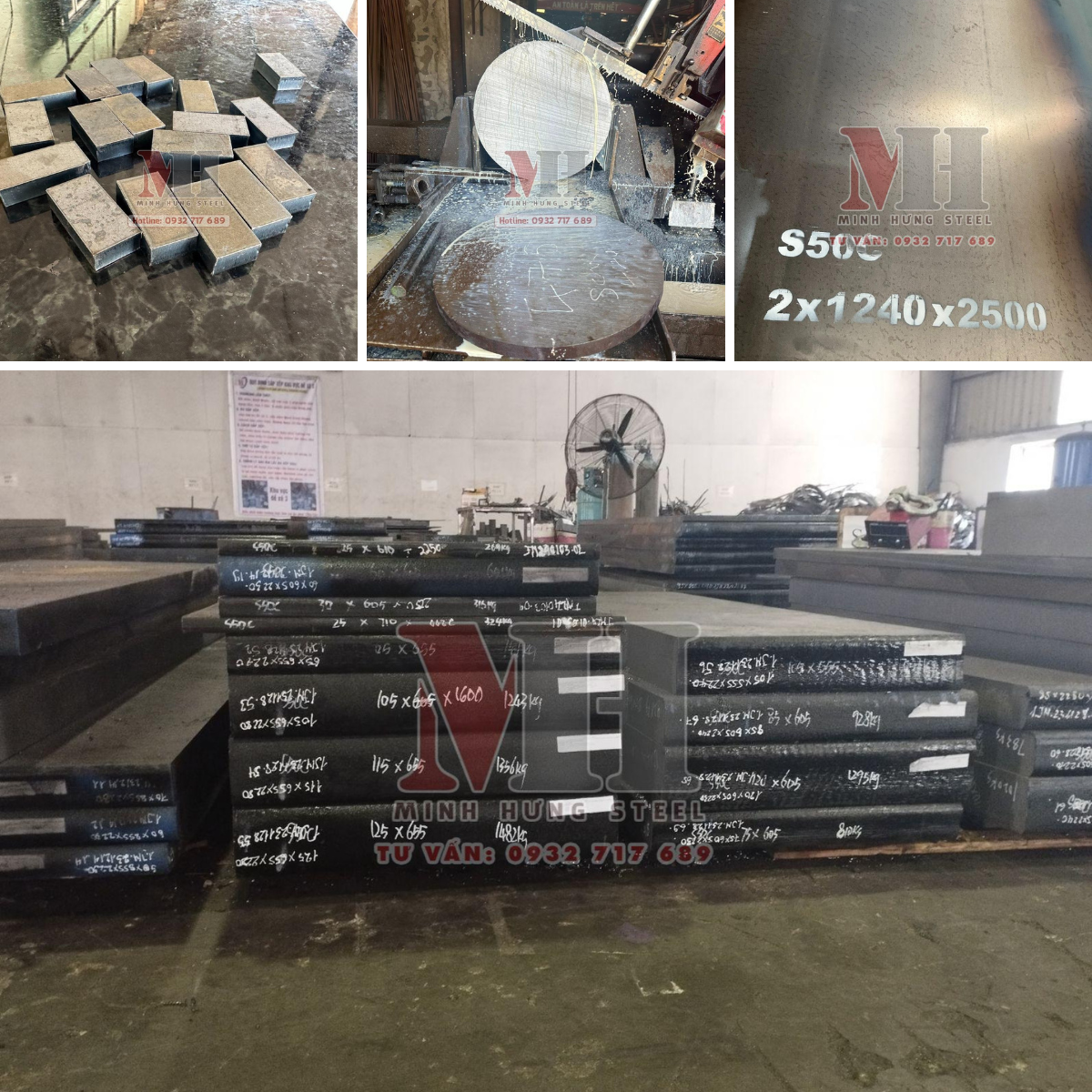 Thép S50C - Hàng về kho Thép Minh Hưng